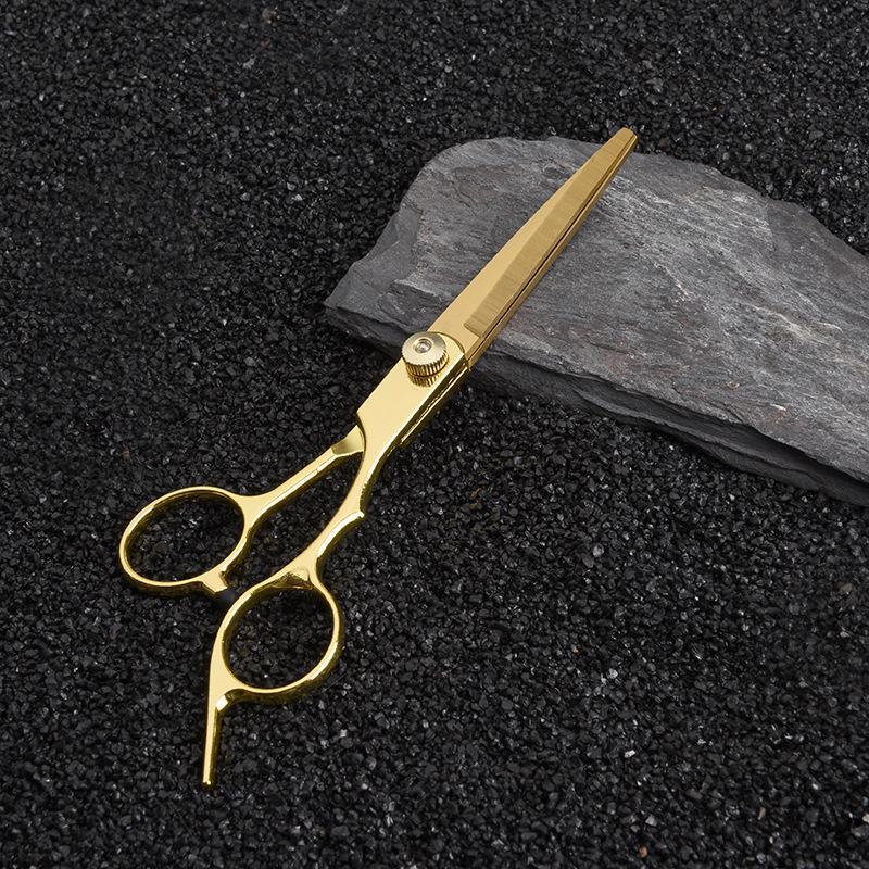 "6-inch Hairdressing Scissors: Flat, Teeth, Bangs, Pet, and Split-End Shears"