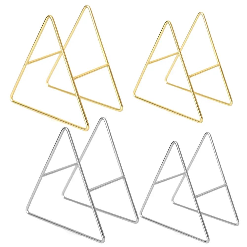 High Quality Versatile Function Brand New Coaster Holder Triangle Coasters Waterproof Coaster Holder Gold Iron