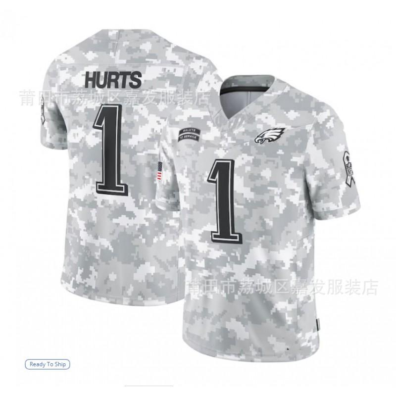 Camiseta de Rugby Camuflada Edición Homenaje Águilas Texans Cowboys Leones 49ers Aficionados Hombres Algodón Ropa Deportiva