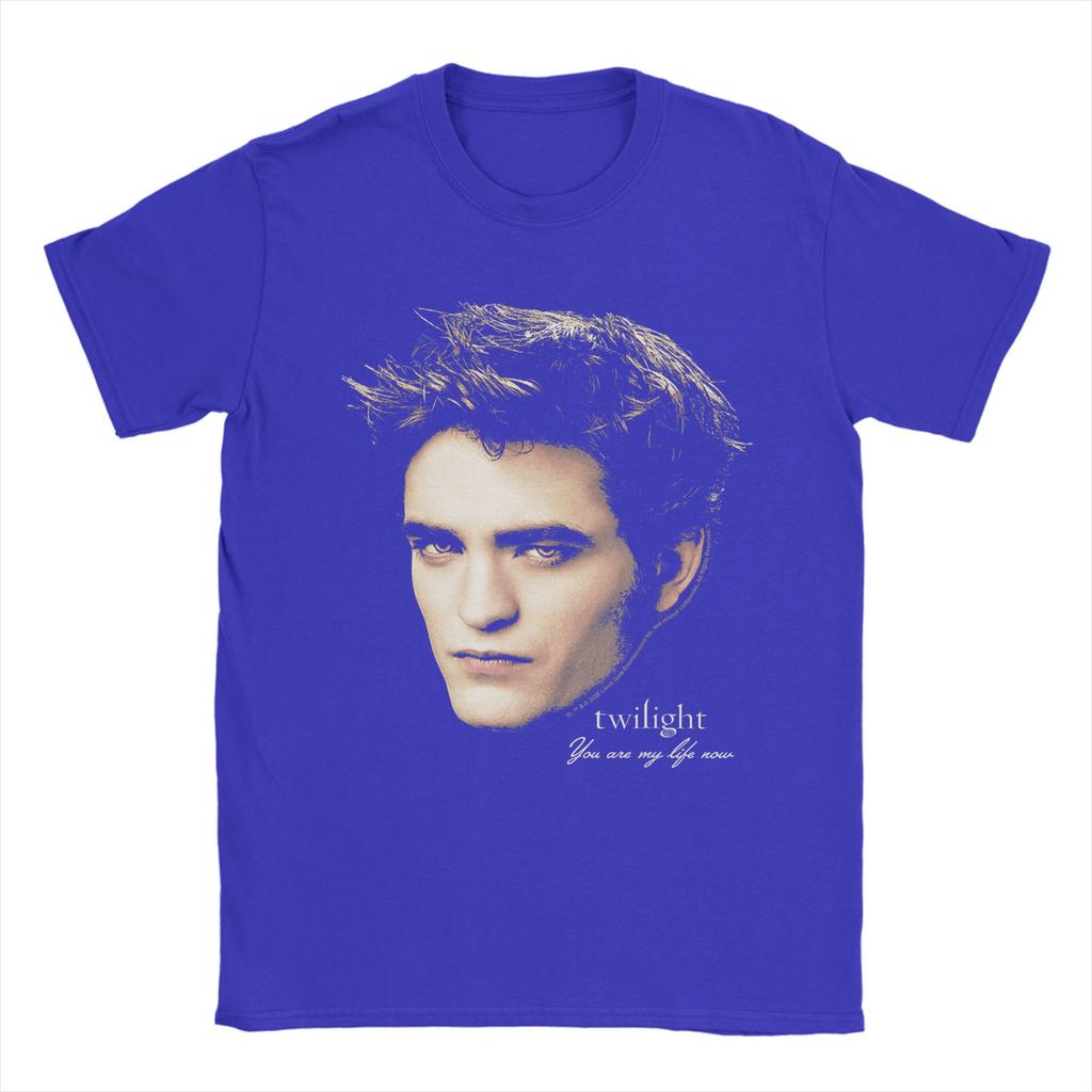 Twilight Edward Oversized Portrait Vampire Movie T Shirt Unisex YK TShirts O Neck Hip Hop Tee Shirt Casual Oversized Clothing
