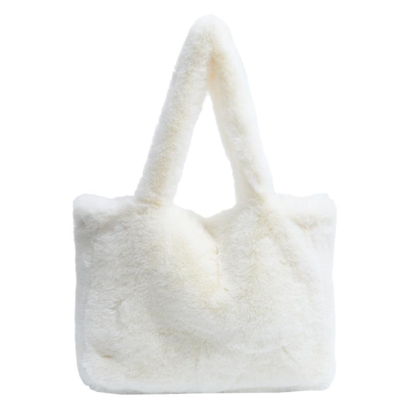 Plush Bag, Cherry Bag, Cute Girl Handbag, Imitation Wool New Shoulder Bag.