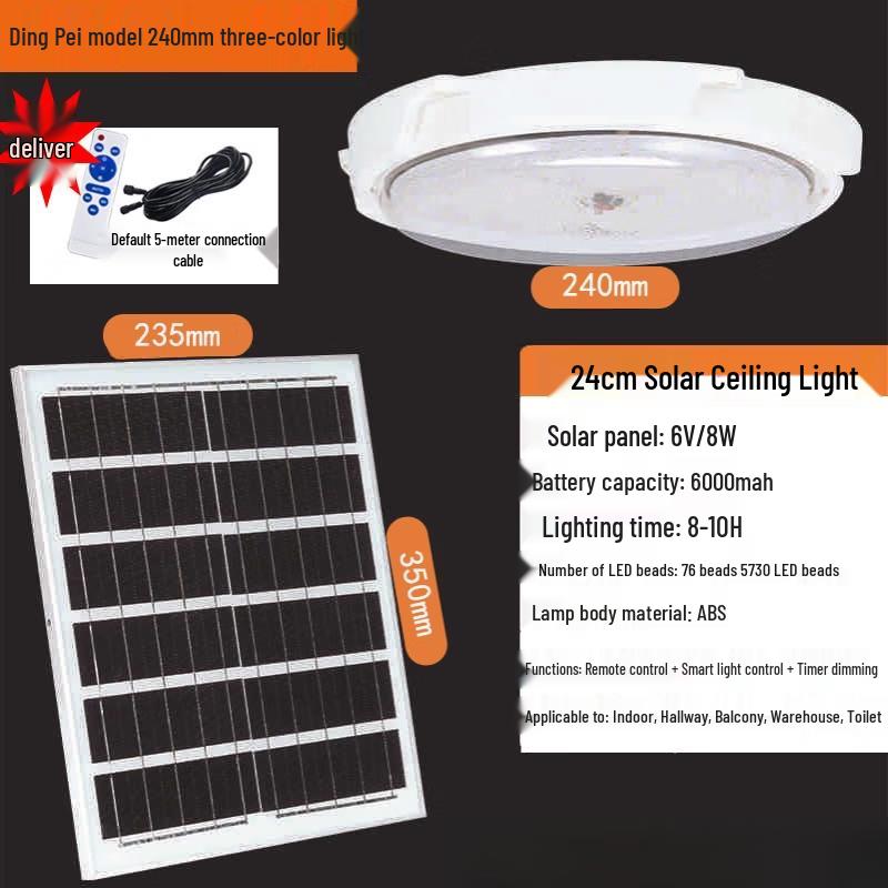 Nufeng E100 Solar LED Ceiling Light