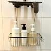 No-Drill Shower Shelf Basket for Bathroom Storage