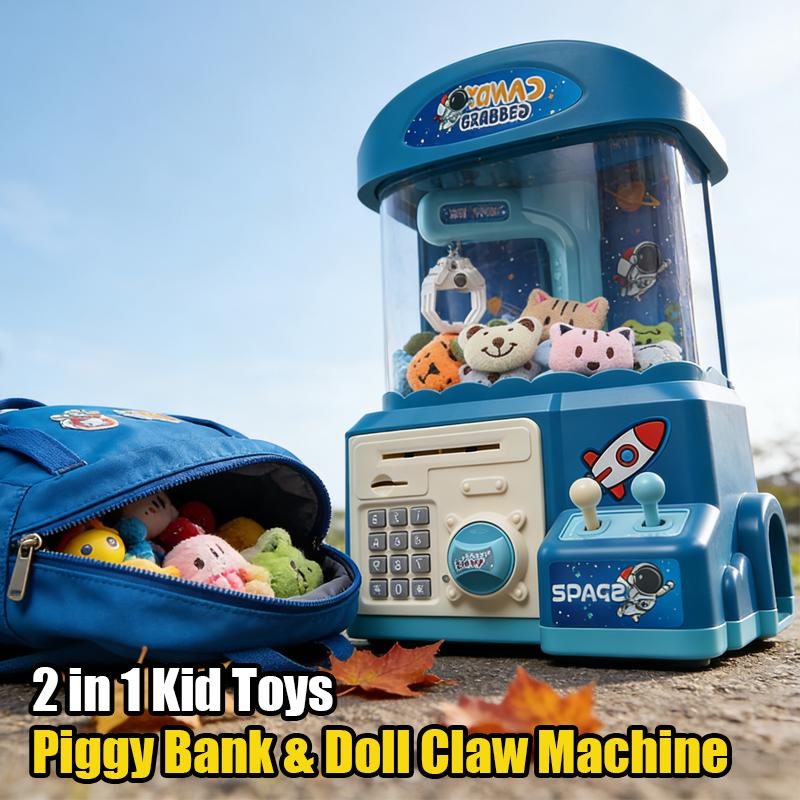 Non-Toxic Large Claw Machine Best Christmas Gifts For Kids Vending Arcade Capsule Game With Prizes Candy Machine With Lights Sound Xmas