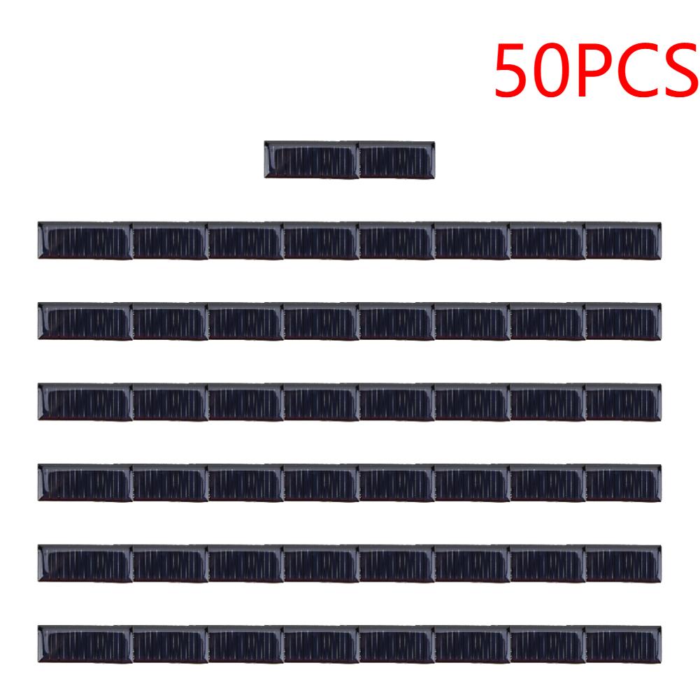 100-1pcs Mini Solar Cell Panel 5V 0.23W 45MA Pocket Solar Charging Panels Polysilicon Power Bank for 3.7V Solar Toy/LED Light