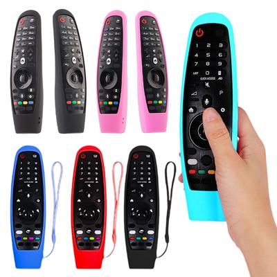 Silikon-Fernbedienungsabdeckungen Ersatzabdeckung für LG TV Stick AKB75855501 Stoßfeste widerstandsfähige Fernbedienungs-Schutzhülle