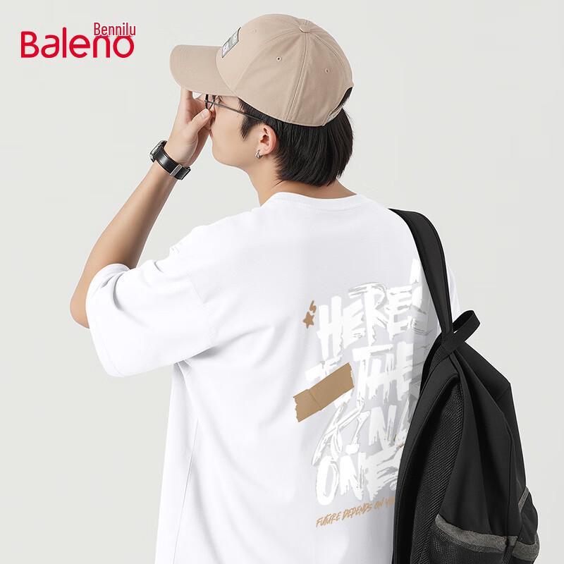 

Baleno Men s Heavyweight Cotton Short-Sleeve T-Shirt XL