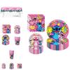 Lilo Stitch Partyzubehör Set mit Papptellern, Bechern, Servietten, Tischdecke für Kinder Geburtstagsdeko