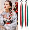 Colorful Elastic Hair Ties Braid Ponytail Hair Extensions for Women