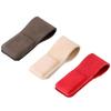 Travel Friendly Magnetic Earphone Cable Winder Leather Wrap For Compact Storage Intertwist Prevention And Easy Access