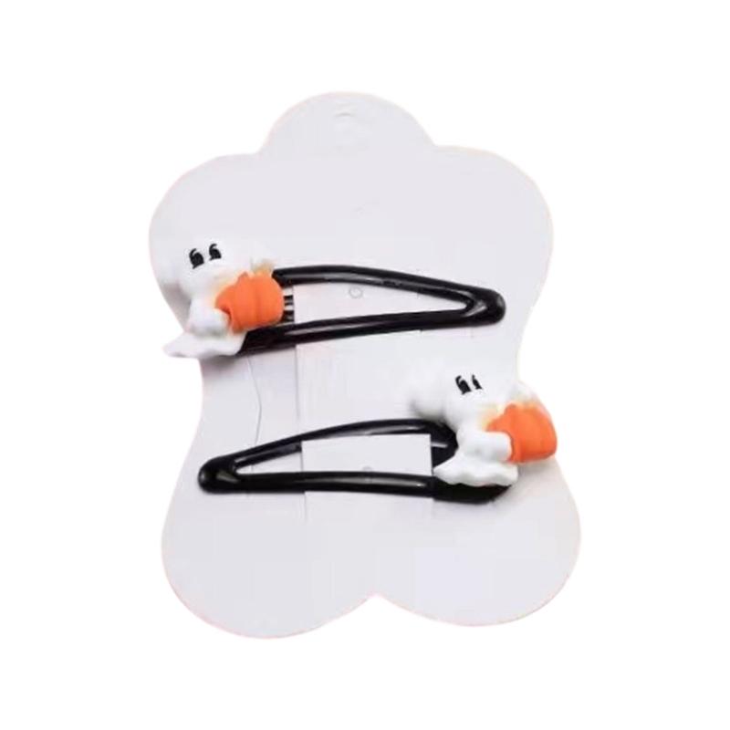 Einzigartige Kürbis-Haarspange für 2000er-Jahre-Mädchen Seitenclip Hexenhut Haarspangen Lustig Lässig Süß Cool Foto-Requisiten