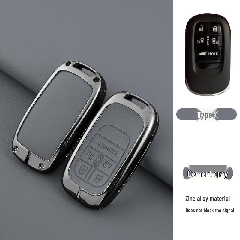 Stylish Metal Car Key Case for XRV, Fit, Vezel, URV, Fengfan, Xiangyu - Personalized Luxury Remote Shell Cover