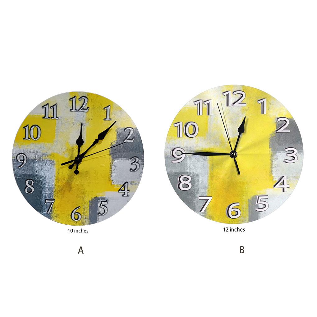 Wood Silent Wall Clock Add Touch Of Elegance To Living Room Clock For Living Room Unique Style