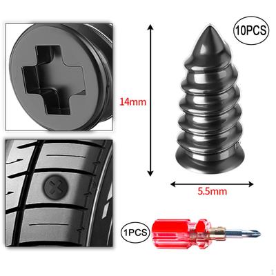 10 stück Reparatur Reifen Gummi Nagel, Vakuum Kits, mit Schraubendreher, Stecker Kit Schnelle