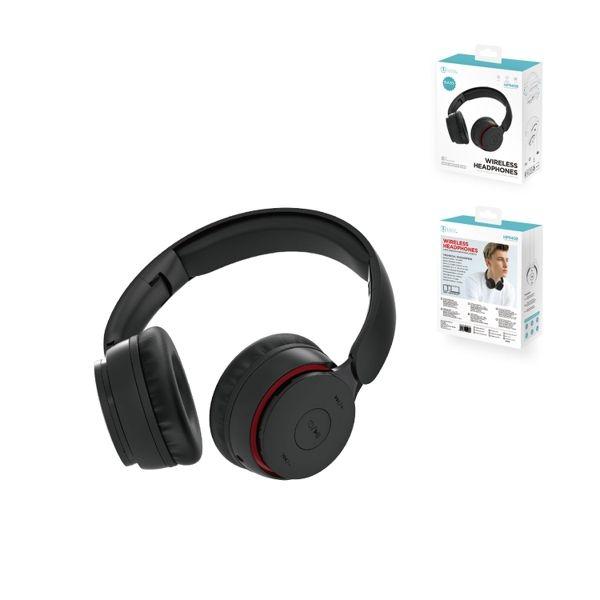 These headphones feature soft ear cushions for a comfortable fit and deliver clear, rich sound.