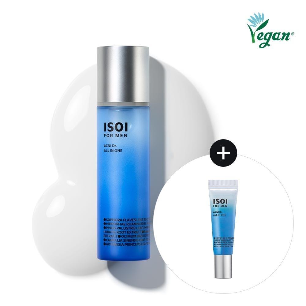 Isoi [dog Oil UnderskIn] Isoi For Men Acne Doctor All In One 100ml Plan  + soothIng All In One 15ml 