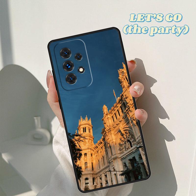 Madrid Capital Spain phone case For Samsung Galaxy A42 A31 A40 A51 A71 A32 A80 A91 A52 A72 A73 A20e A21S A50 A70 A11 A12 Cover