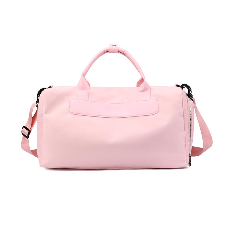 

Dry and Wet Separate Independent Shoe Warehouse Sports Fitness Bag Women s Outdoor Swimming Training Bag Short-Distance Travel Bag розовый