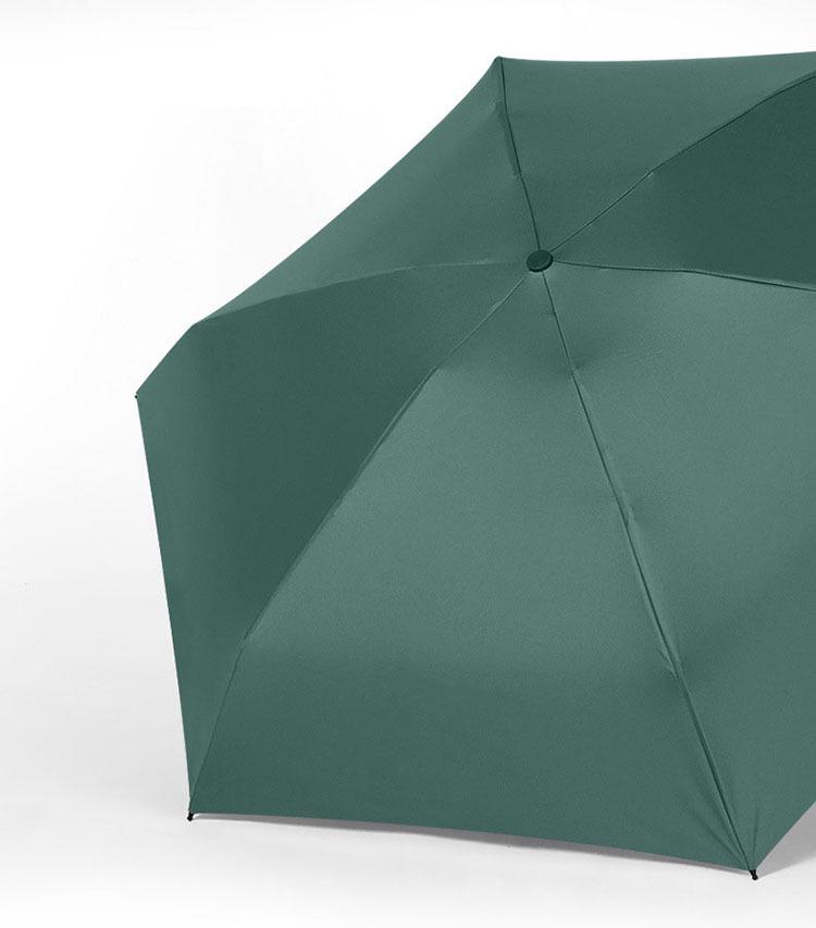 50% Off Macaron Capsule Umbrella: 6-Rib Sunshade & 8-Rib Folding Sunny/Rainy Day Umbrella with Black Glue Sun Protection.