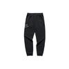 Anta Life Series Letter Print Loose Knit Cropped Sports Pants Men Bottoms Black 152128304-1