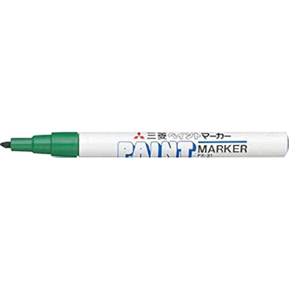 Mitsubishi Pencil uni Paint Marker Permanent Fine Line Green PX21.6
