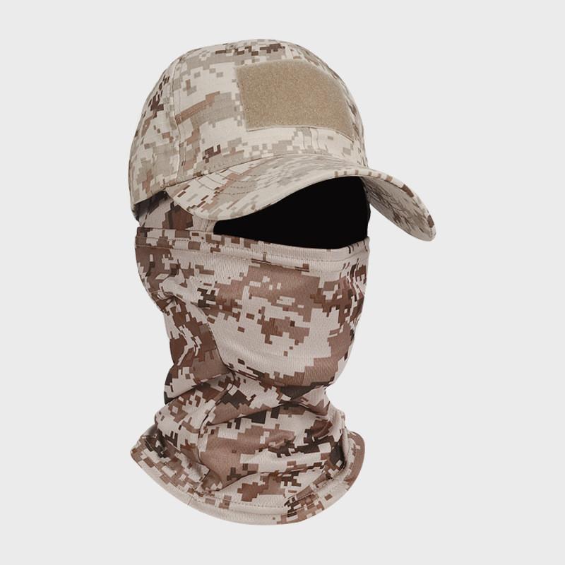 Outdoor-Baseballkappe mit Eis-Seiden-Maske und Ärmeln zum Sonnenschutz und für Atmungsaktivität