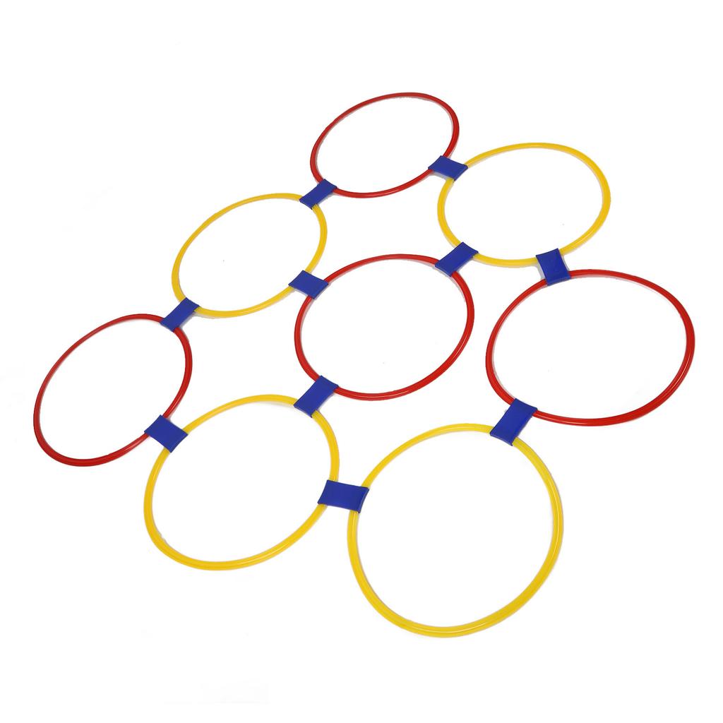 10PCS Kids Exercise Hoops Jumping Hopscotch Game Rings for Sensory Training Physical Fitness