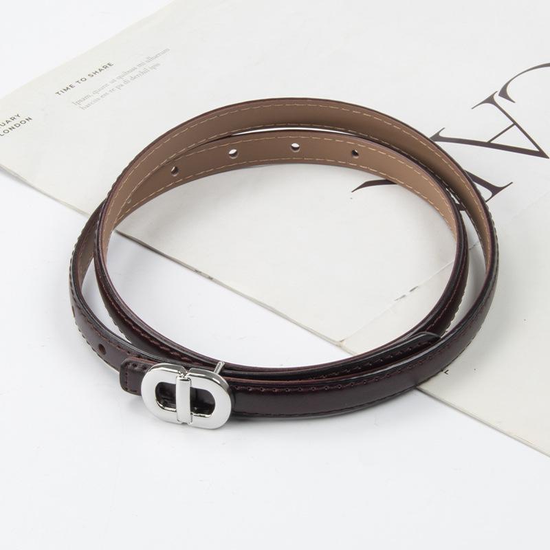 Genuine Leather Women's Belt Cowhide with Casual Pants Jeans Decorative Pants Women's Autumn and Winter Belt