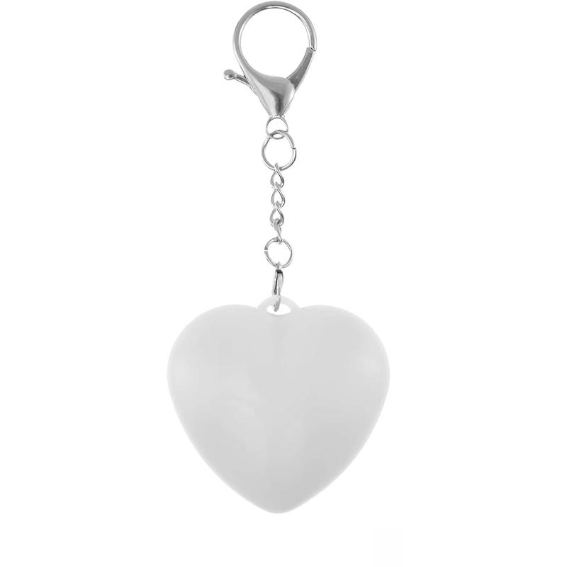1PC Heart-shaped Mini Night Light, with a Built-in Battery, Can Be Hung On a Handbag, Keychain, or Used As a Desktop Decoration.
