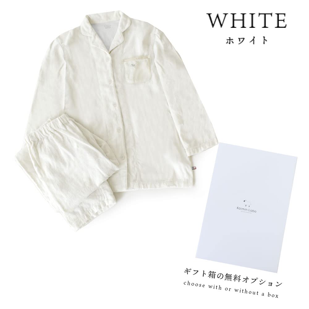 Pajamas Box Made with Imabari Kaimin Lab Yugata Long Sleeves and Size Solid Made in Certified by the Imabari Towel Certification Number Monori pile