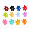 12Pcs Heart Flowers Silicone Wine Glass Markers Juice Champagne Cup Goblet Label Mug Tag Bar Wedding Identification Party Tools