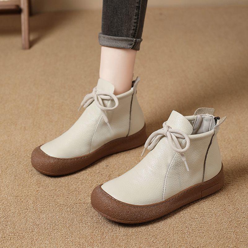 Damskie Botki Płaskie Modne Buty Eleganckie Sznurowane Codzienne Damskie Buty Sportowe Wygodne Do Chodzenia Mujer Botki Chelsea