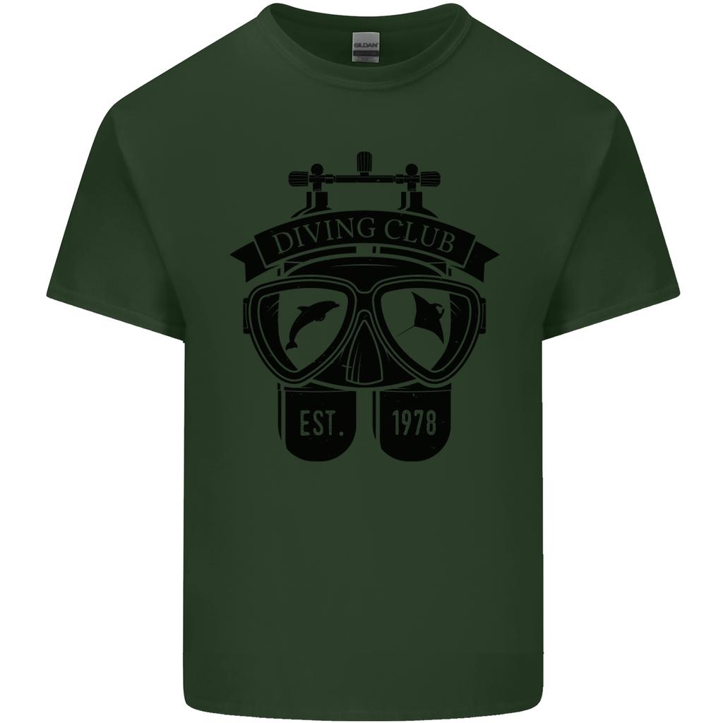 Scuba Diving Club Diver Deep Sea Wreck Unisexs Light Cotton TShirt