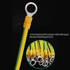 BVR Yellow Green Solar Photovoltaic Grounding Wire Terminals Hole Size 9mm