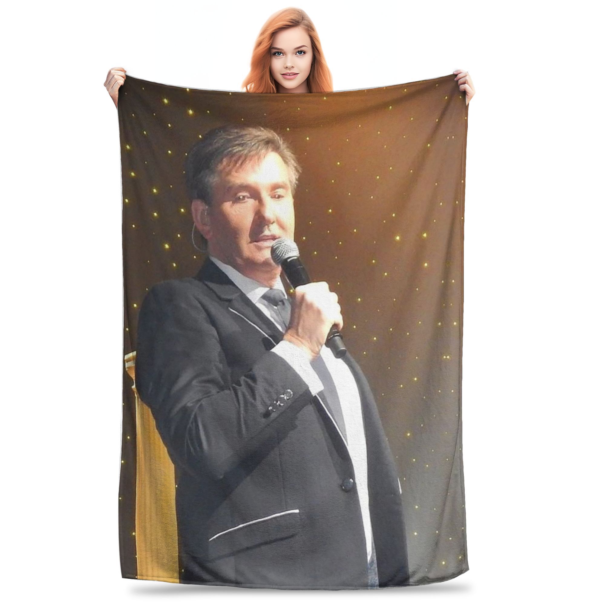 

Flannel Throw Blanket Daniel O Donnell Gold Collection Warm Plush Blankets Soft Bedspread for Bed Living room Home Travel Sofa 80x120cm