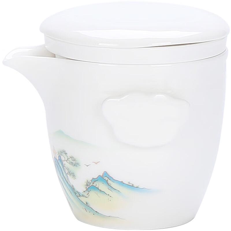 Shangqi White Porcelain Travel Tea Set