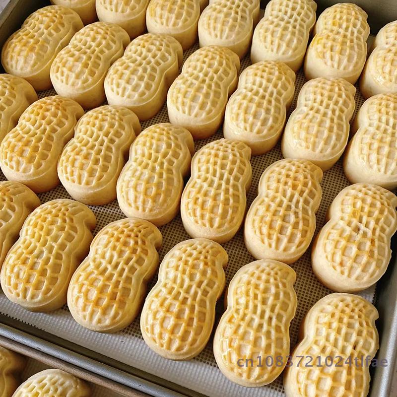 Mini Peanut Shape Moon Cake Mold 30g 50g 75g Cookie Cutter Frame Cake Pastry Dessert Baking Accessories Gadgets