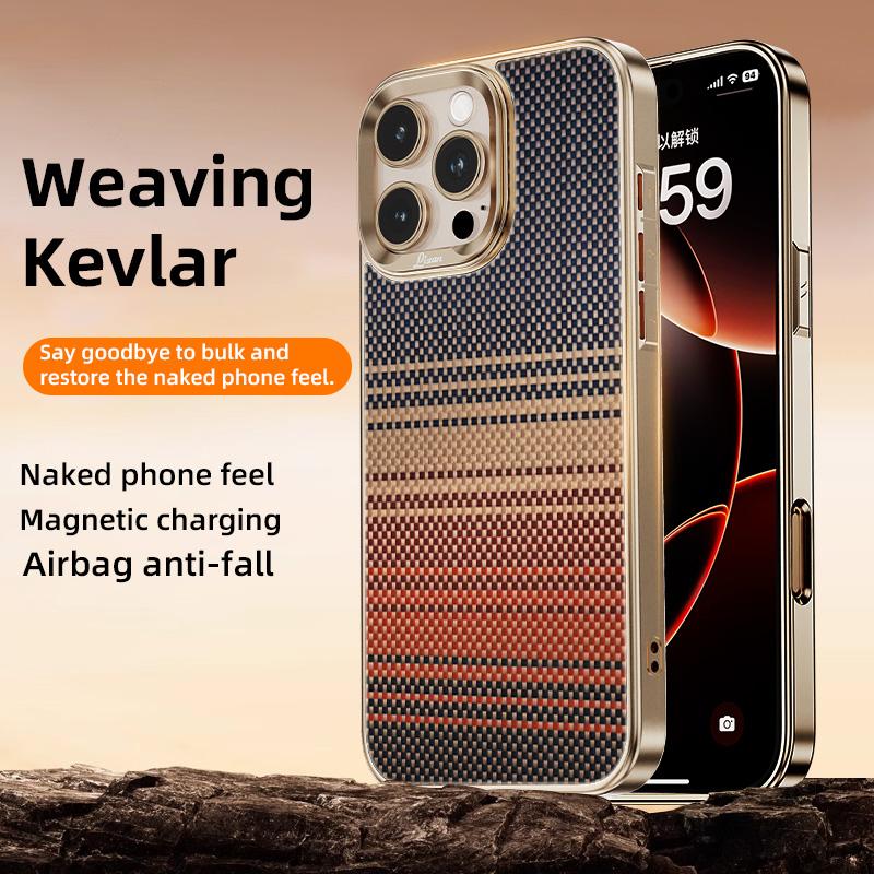 

Ultrathin Carbon Fiber Magnetic Case For iPhone 16 15 14 Pro Max Magfit Cover For Magsafe Accessories Hot Sales iPhone 15 Pro Max