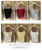 Elegant Lace Viscose Camisole: Sexy All-match Slim-fit Bustier with Chest Pad and Beautiful Back
