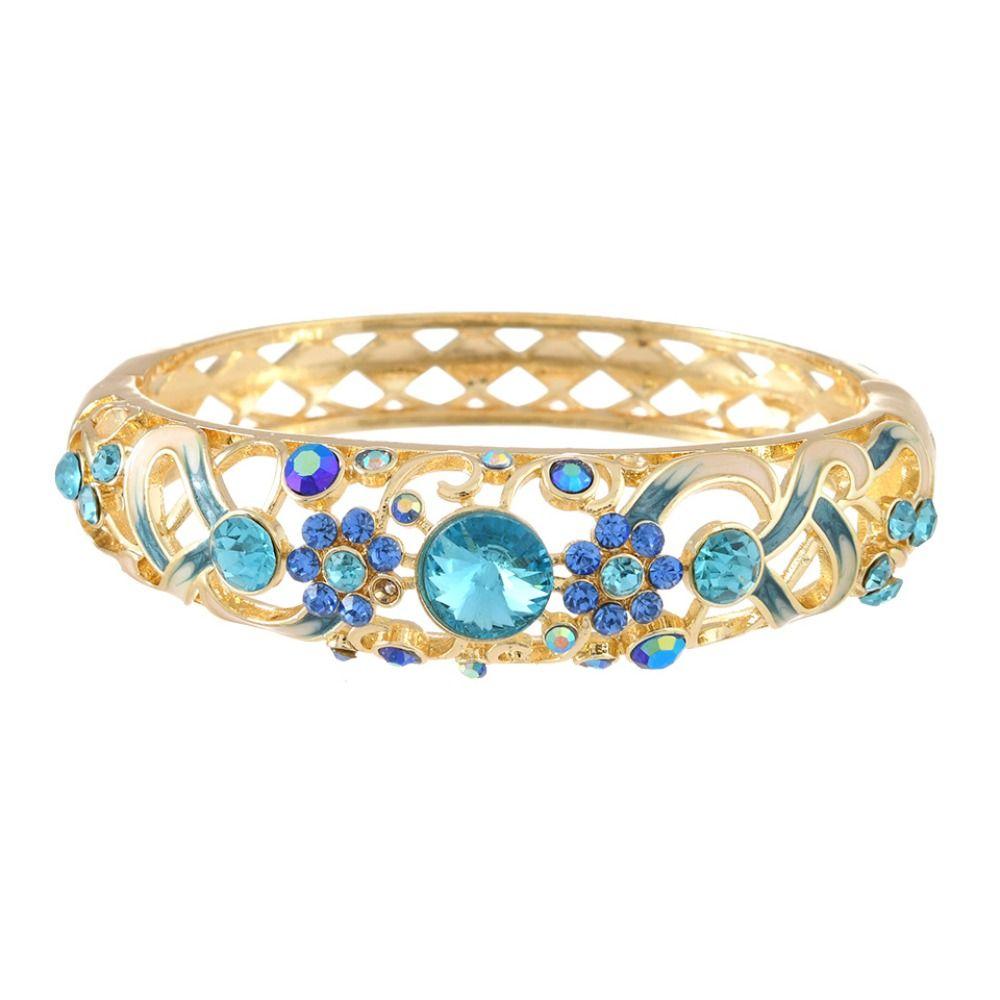 Chinese Beijing Cloisonne Bracelet Traditional Vintage Ethnic Bangles  Jewelry