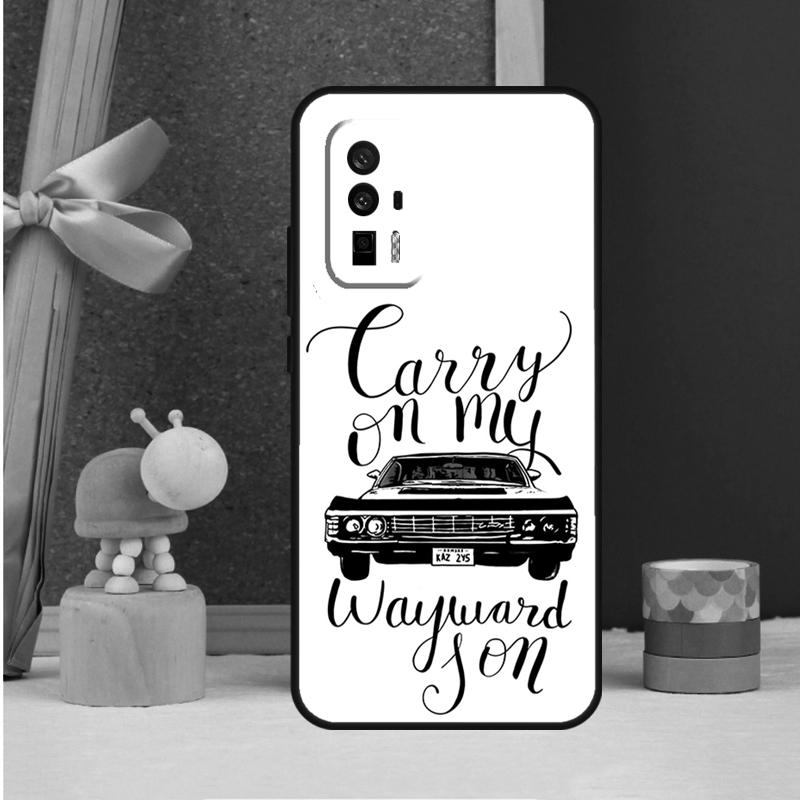 Supernatural CARRY ON WAYWARD SONS Case For Xiaomi 13 14 Ultra 13T 12T 11T 12 Lite POCO X6 M6 Pro X3 X4 X5 F3 F4 M5s F5 Cover