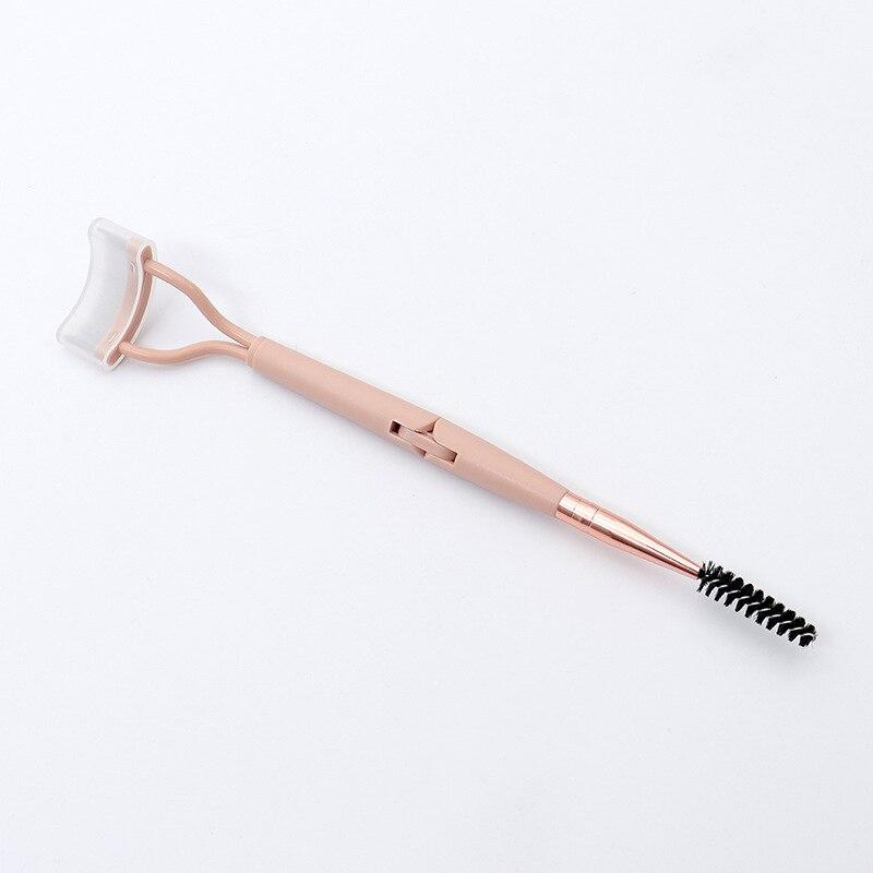 Double Head Eyelash Curler Eyelash Brush Makeup Lash Separator Brush Mascara Curl Eye Beauty Makeup Cosmetic Tool YSL