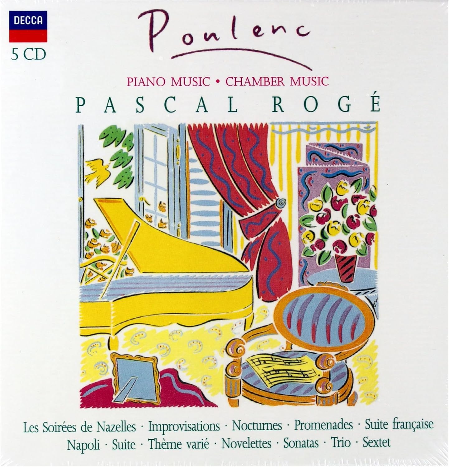 

CD PASCAL ROGE Piano Music Chamber Music 4757097 DECCA Europe Classical Used
