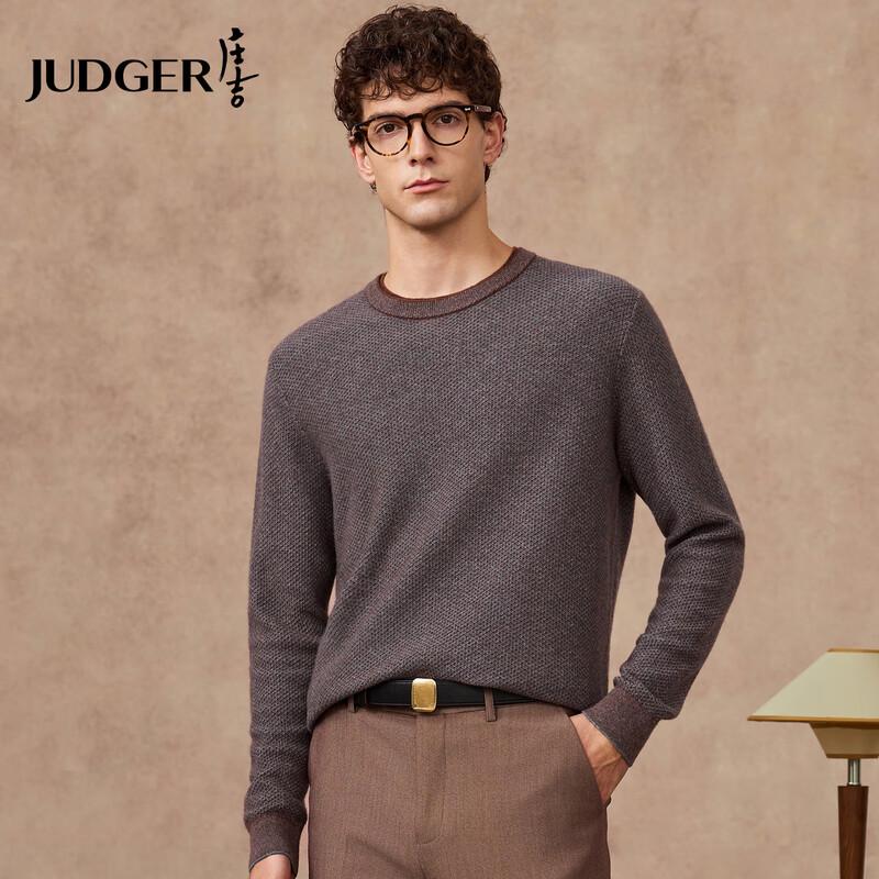 

Judger Men s Wool & Cashmere Round Neck Pullover Sweater XL