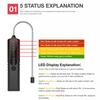 With Multiple LED Indicators BF100 For DOT3/DOT4/DOT5.1 High Sensitivity Probe Automotive Liquid Testing Tool Brake Fluid Tester