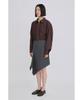 Recorde Asymmetrical Panel Draped Skirt Rqkam26536Gyx