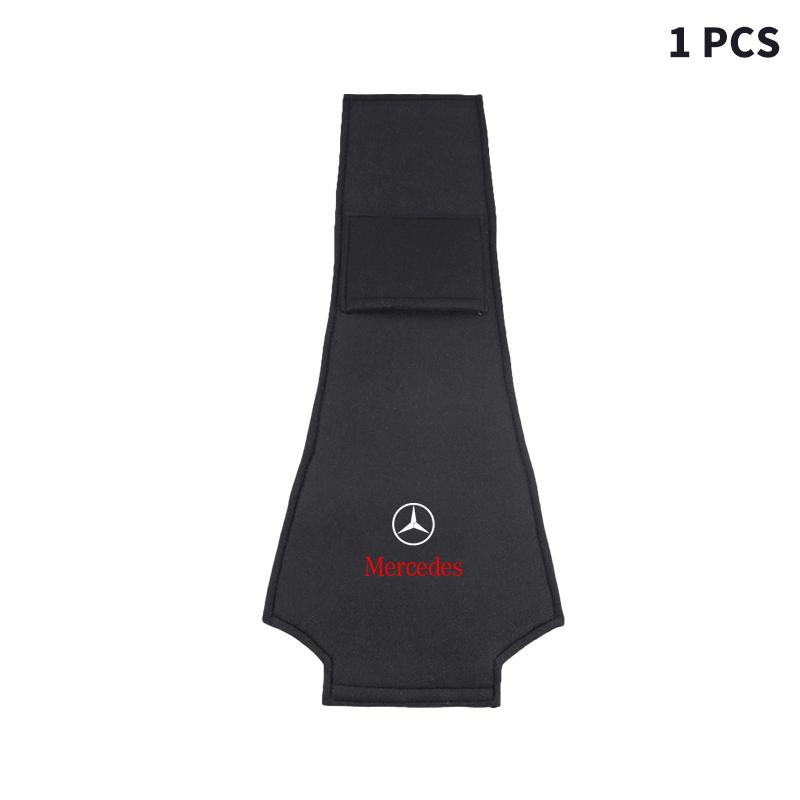 

Car Logo Seat Backrest Headrest Cover Pillow Towel For Mercedes Benz B/C/E/S Clase A C200L GLC GLK CLA W163 W221 Car Accesorios