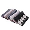 Outdoor Neck Protection Neck Cover Knitted Wool Warm Pullover Plaid Scarf Women's Winter Scarf