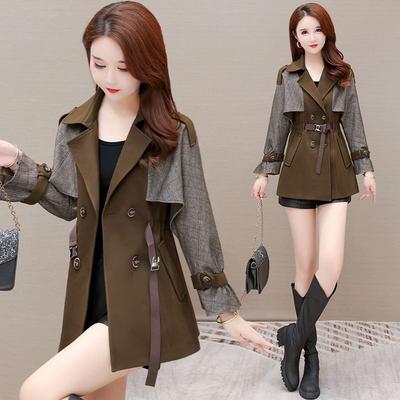 Mäntel Damen Neu Taillenbetonende Schlankmachende Oberteile Vielseitiger Windbreaker