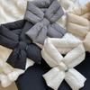 Sciarpa Collo Calda Invernale da Donna, Scaldacollo, Colore Unico, Leggera, Imbottita, Piumino, Sciarpe, Copricollo per Sci all'Aperto